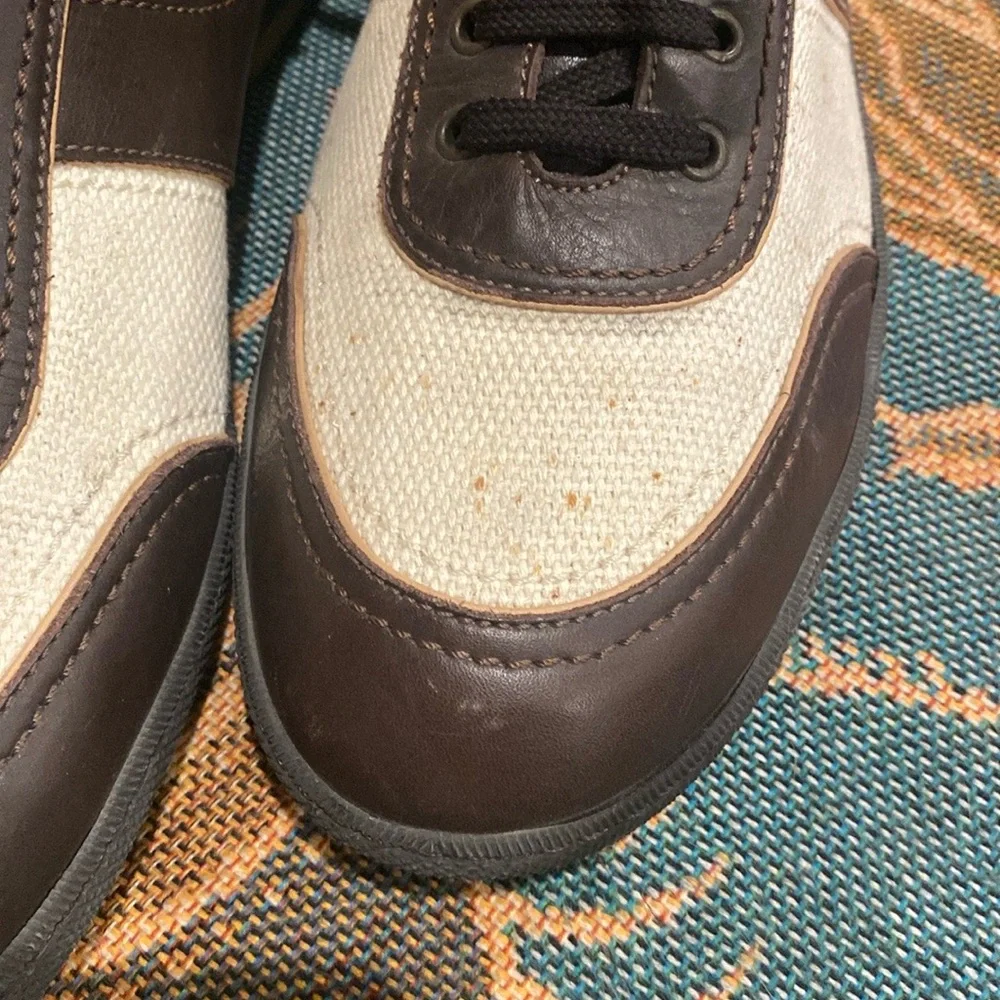 Louis Vuitton Canvas sneakers men size 9.5 made in Italy - Picture 3 of 5